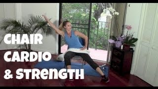 40Minute Seated Chair Cardio and Strength Workout [upl. by Allimaj]