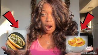 PHILLY CHEESESTEAK amp PEACH COBBLER EGG ROLLSCooking Vlog [upl. by Anaigroeg226]