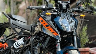 2024 KTM Duke 250 New Colour Detailed Review  On Road Price amp Exhaust Note🔥 [upl. by Ahsener]