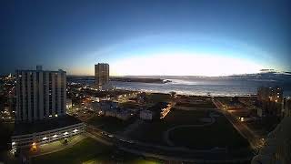 Todays 08202024 Attlantic City Sunrise from Absecon Lighthouse over AC Inlet [upl. by Ennoira]