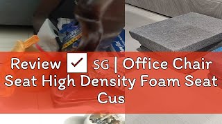 Review ✅ 🇸🇬  Office Chair Seat High Density Foam Seat Cushion Nonslip Bottom Design Office Kitc [upl. by Dibru]