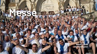 Dimanche 7 juillet  Messe présidée par Mgr Antoine de Romanet évêque aux Armées françaises [upl. by Irahc]