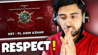 🇮🇳 INDIAN REACTION ON SINF E AAHAN  OST  FT ASIM AZHAR reactionvideo sinfeaahandrama [upl. by Diannne]