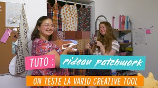 Comment coudre un rideau à partir de ses chutes de tissus  Avec Vario creative tool de Prym [upl. by Davita387]