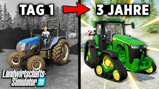 Ich habe 3 Jahre lang Landwirtschaft von Grund auf betrieben LandwirtschaftsSimulator 22 [upl. by Anerom214]