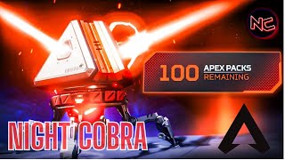 Apex Legends 100 pack Opening Night Cobra [upl. by Briggs]