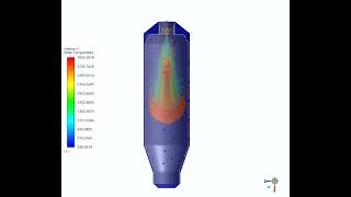 Combustion Chamber with DPM CFD Simulation Ansys Fluent Training [upl. by Oicnerual]