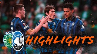 SCAMACCAgol e 3 pali 😶‍🌫️  Sporting CPAtalanta 11  UEL Highlights [upl. by Sothena400]