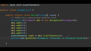 ListIterator in Java [upl. by Ahseel]