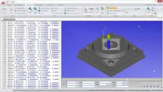 CIMCO Edit v7x  NAS979 APT CL Backplot [upl. by Noirred]