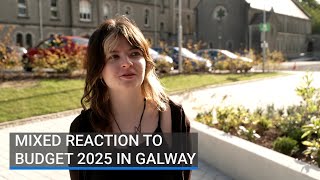 Mixed reaction to Budget 2025 in Galway [upl. by Primrose]