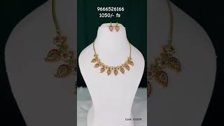 Mango design Necklace Set ✨ splendidjewels jewellery trendingjewellery necklace earrings [upl. by Aros]