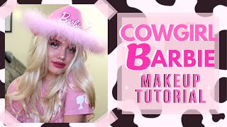 HALLOWEEN COWGIRL BARBIE MAKEUP TUTORIAL [upl. by Eran]