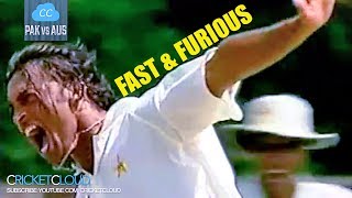 Shoaib Akhtar Fired Up  Insane Swing  Super Fast Yorkers  Two Best Innings [upl. by Ajed]