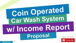 Coin Operated Car Wash System with Income Collection Report [upl. by Iuq144]