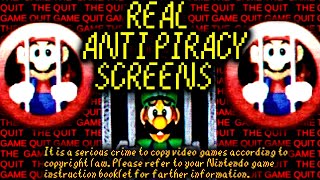 REAL NINTENDO ANTI PIRACY SCREENS AND MEASURES more  THEY LEAK YOUR PERSONAL INFORMATION [upl. by Elttil546]