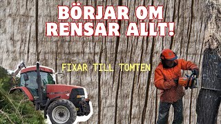 Börjar om amp fixar till tomten [upl. by Ttezil]