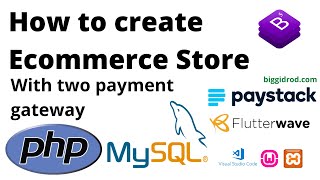 How to create ecommerce store with PHP and MySQL [upl. by Doroteya]