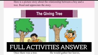 class 5 English THE GIVING TREE TEXT BOOK ANSWERS 202425 KERALA BOARD [upl. by Stiles430]