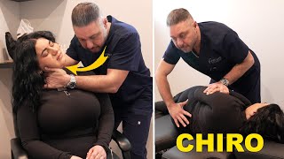 How To Treat Neck Legs and Spines Pain  AMAZING RESUTS  Chiropractic Treatment P2 [upl. by Dalohcin]