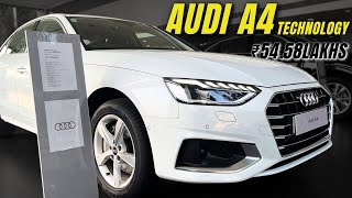 Audi A4 Technology Top Model 2024 Review Features On Road Price [upl. by Zwick]