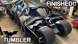 Batman Tumbler Tribute PART 4 ALL FINISHED Final Assembly [upl. by Lowndes]