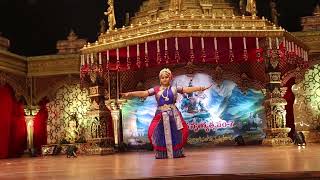 Sri Bala Rajeswari Kuchipudi dance performance  Composed by Hemadri badarinath [upl. by Nauqyt]