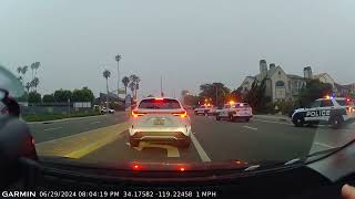 FOGGY NIGHT AND CAR CRASH oxnard police firestation fog 805 OxnardPolice [upl. by Anikram858]