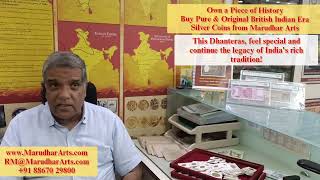 Buy 100 ORIGINAL SIlver Coin on This DHANTERAS amp DIWALI From Marudhar Arts Bangalore [upl. by Birdie228]