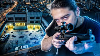 JUWELIERRAUB mit SNIPER in GTA 5 RP [upl. by Pinckney10]