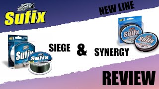 NEW MONOFILEMENT LINES SUFIX SYNERGY amp SUFIX SIEGE  REVIEW WHAT MAKES THEM DIFFERENT [upl. by Anala]