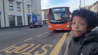 LATE Ride on centrebus Leicester MCV evora 642 route 22 to Evington [upl. by Lrad]