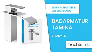 Bächlein Badarmatur Tamina  Eigenschaften und Lieferumfang [upl. by Freemon]