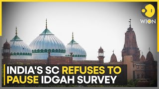 Krishna Janmabhoomi Supreme Court of India upholds survey of Mathura Shahi Idgah Mosque  WION [upl. by Ahsirtak107]