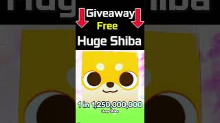 Big Giveaway FREE Huge Shiba in PETS GO shorts giveaway roblox petsgo [upl. by Thomson]