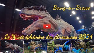 Le Musée éphémère des dinosaures en maquettes robotisées et autonomes Une exposition Insolite [upl. by Ahker]