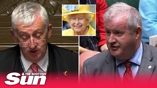 Ian Blackford interrupted as news of The Queens health reaches the House of Commons [upl. by Isleana674]