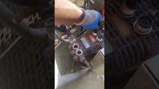 Cleaning up pressure washing pump 5 gal per min [upl. by Yanad]