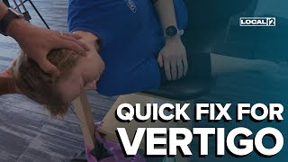 Epley maneuver can be quick effective treatment for vertigo [upl. by Moriah]