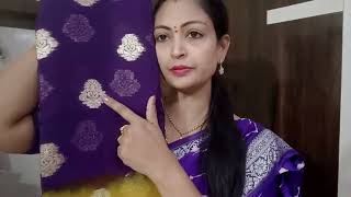 Meesho sarees collection Pattu amp fancy sarees new colours vlog viral fashionnfun [upl. by Norihs554]