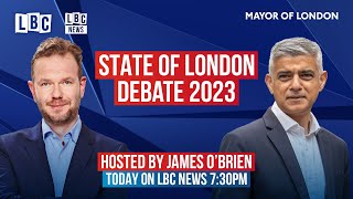 The State of London The Mayor of London answers your questions live on LBC News  Watch Live [upl. by Mahalia261]