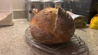 Simple Sourdough  How to shape and score a batard shape [upl. by Yunfei861]