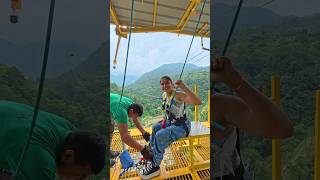 Jumpin Heights Rishikesh bungee bungeejumping jumping adventure trending viral bungy shorts [upl. by Giguere]