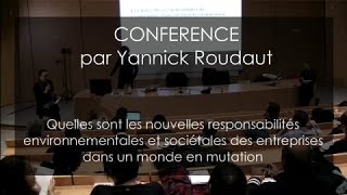 Conférence de Yannick Roudaut [upl. by Ahsat]