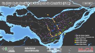 Un jour de la Société de transport de Montréal [upl. by Etana]