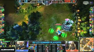 LCS Playoffs Demifinales  Fnatic vs EG amp Gambit vs LD [upl. by Leahpar753]