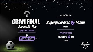 Mundialito Azeta 2024  Final Femenino  Miami 🆚️ Superpoderosas [upl. by Latsyrd]