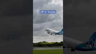 Air transat takeoff to toronto 25924 [upl. by Luella254]