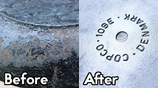 1960s Danish Cast Iron Skillet  Restoring [upl. by Ferrel]