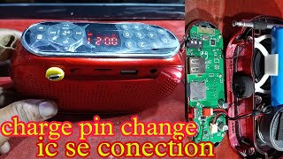 Bluetooth speakers charging pin change how to bt speker charge pin change [upl. by Stover30]